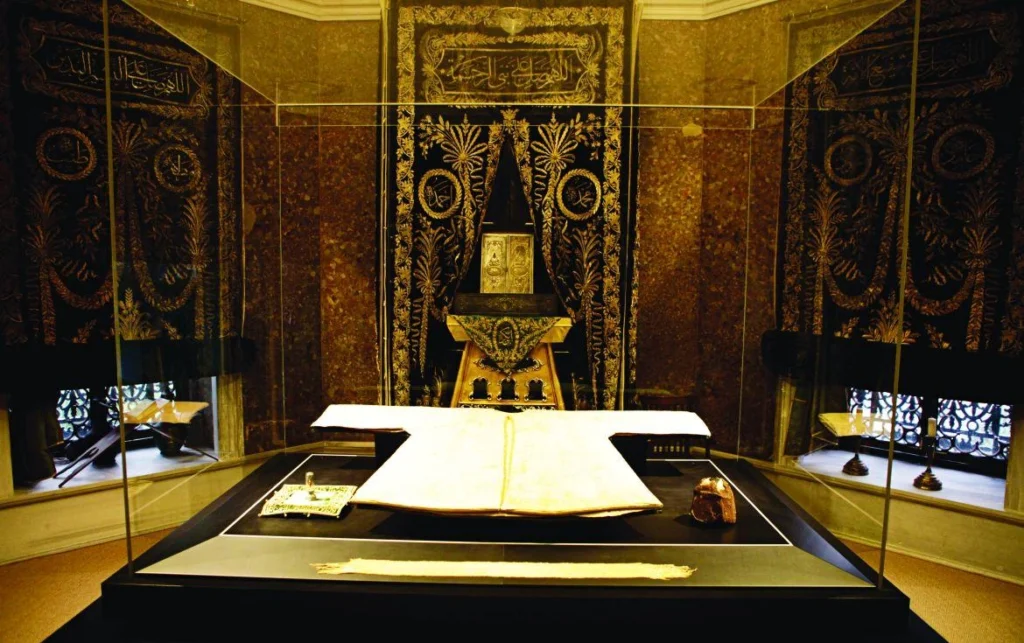 Special museum section prepared for the mantle of the Prophet in Hırka-i Şerif Mosque