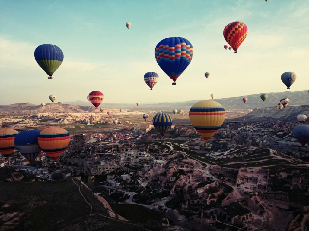 hot air ballon cappadocia turkey