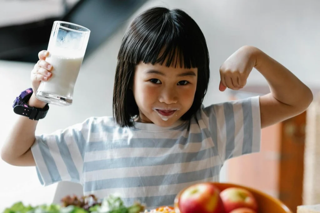 milk help you build muscle