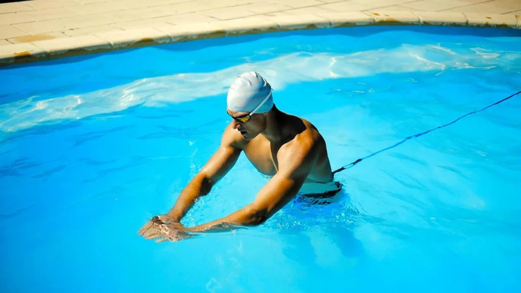 swim practice shallow water